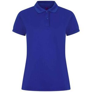 Henbury Womens/Ladies Pique Polo Shirt / Royal Blue